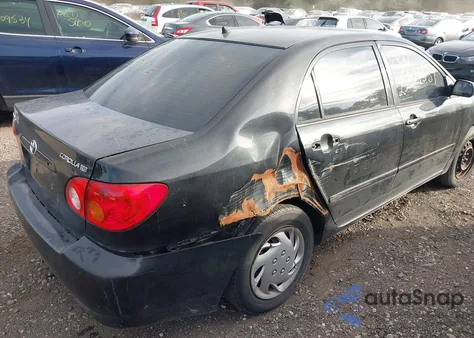 2004 Toyota Corolla Le z USA, uszkodzony, nr VIN 2T1BR32E64C269155